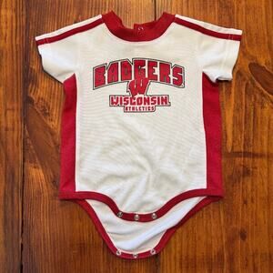 Team Athletics 6-9 Month‎ Wisconsin Badgers Bodysuit